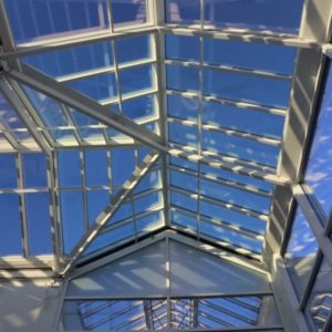 Противопожарный витраж для атриума / серия FRM7359